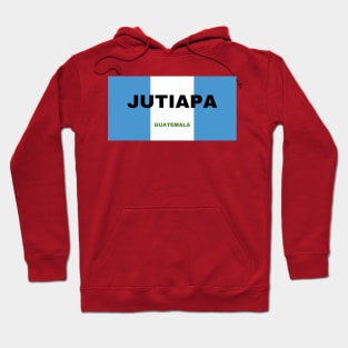 Jutiapa City in Guatemala Flag Colors Hoodie